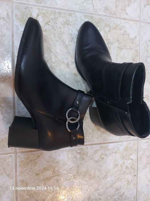 Botine piele naturala marimea 39