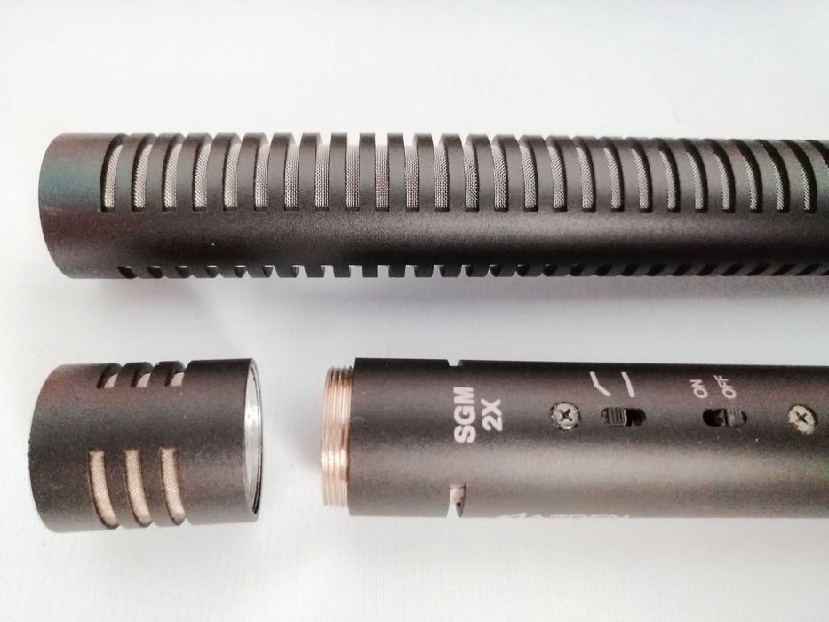 Microfon AZDEN SGM-2X cu 2 capsule omnidir si ShotGun