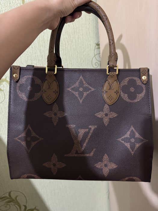 Продам сумку шоппер LV натуральная кожа канва