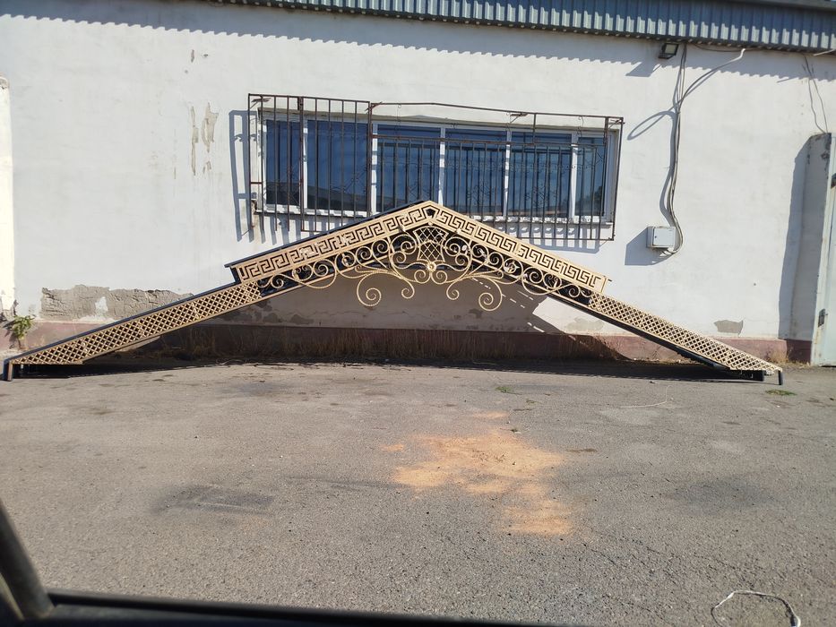 Сварка металоконструкция навес арка