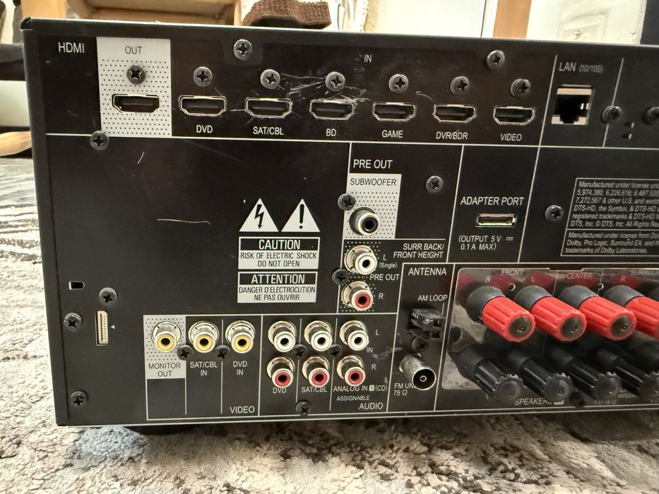 Pioneer VSX-527 5.1 канала