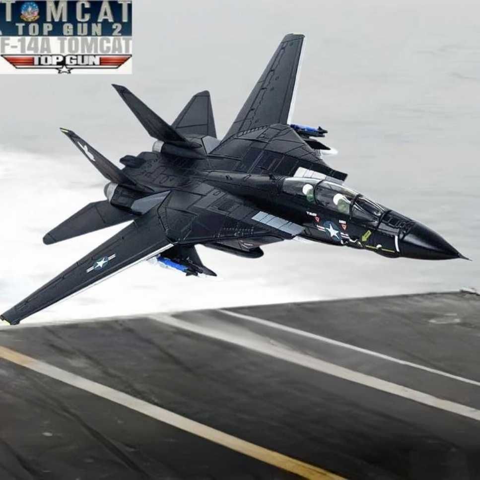 Macheta avion metalica Grumman F-14A VF-4 Tomcat Top Gun 1:100 19,5cm