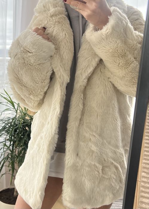Уникално палто HM teddy bear