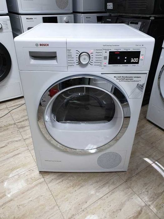 9Kg - Сушилня Bosch Serie 8 с Термопомпа 12м Гаранция Бош