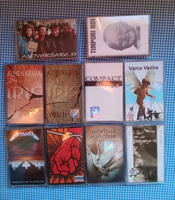 Caseta audio,Rock,Compact,Iris,Vama veche,Phoenix, Timpuri noi,Cargo