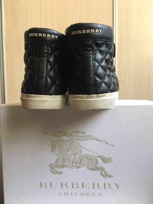 Детски кожени обувки BURBERRY