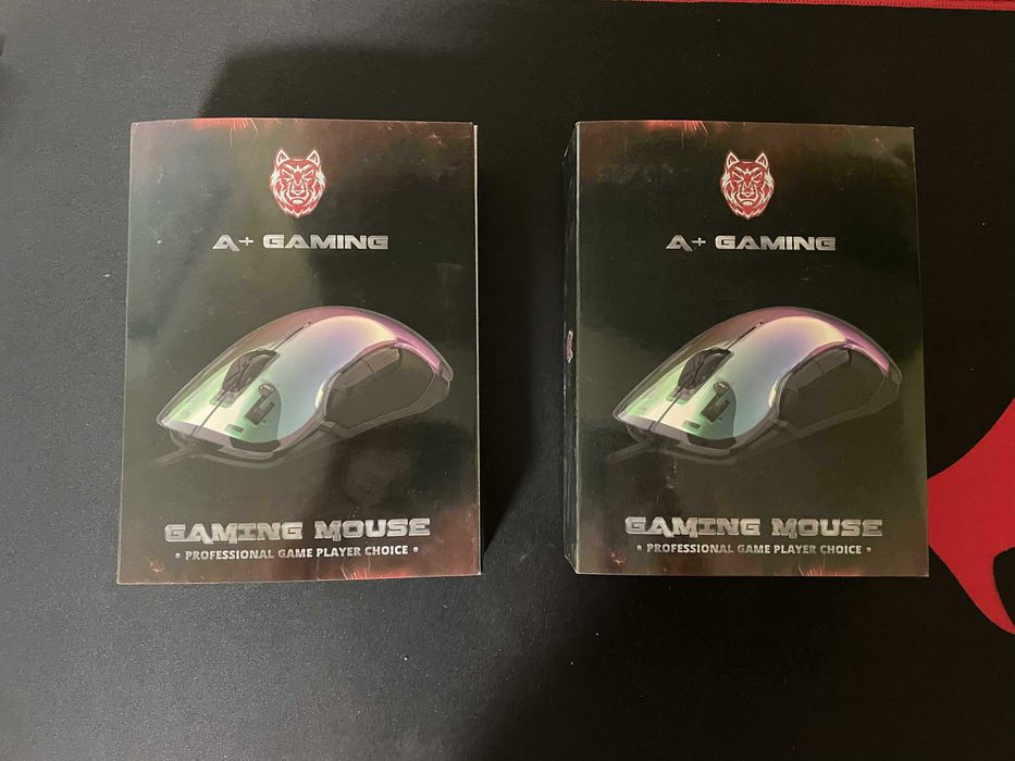 4 bucati Mouse gaming A+ Venom, RGB, 10000 DPI