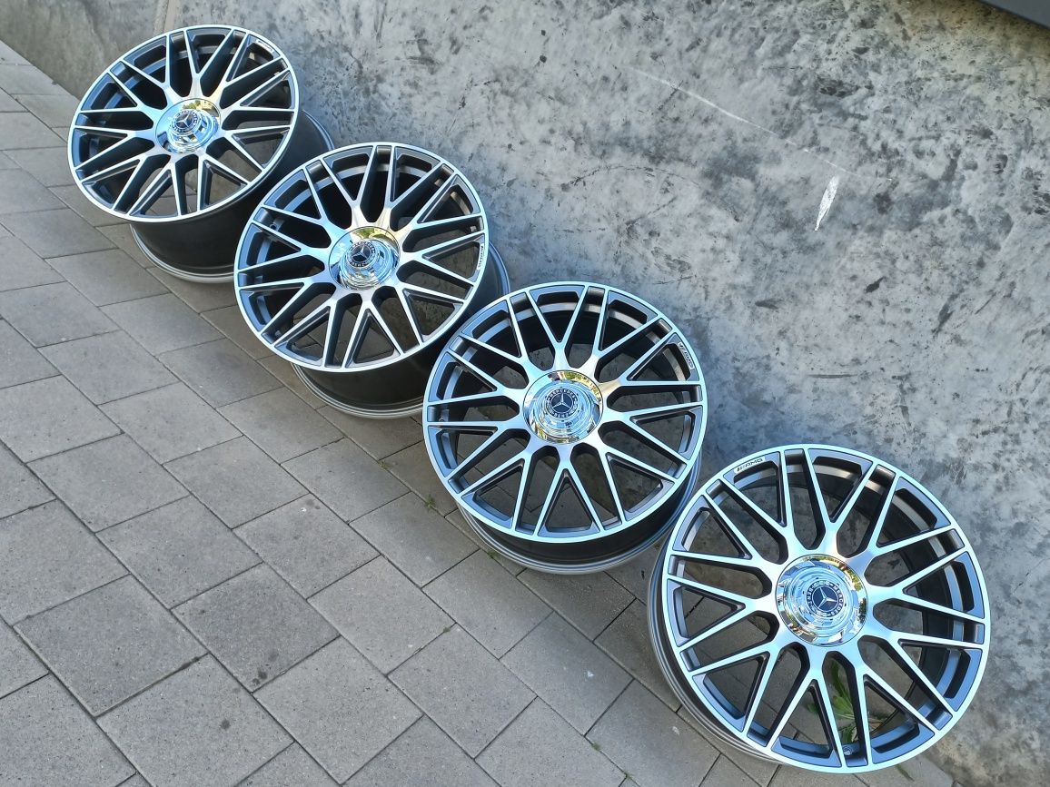 20.Mercedes ///AMG 8.5j et45 9.5j et40 Sport Paket Gunmetal Full Polis