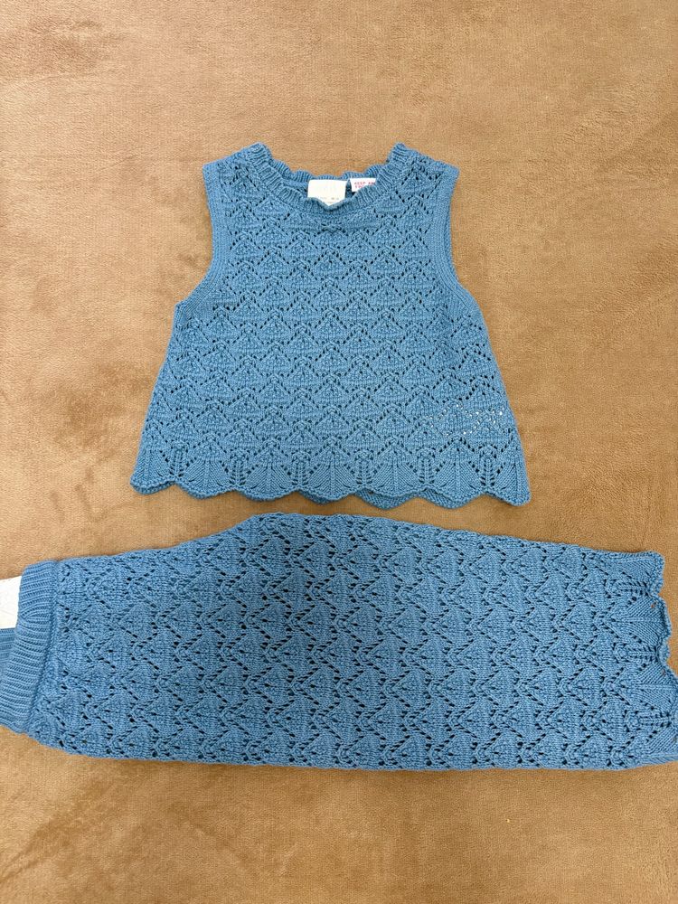 Плетен комплект Zara за бебе момиче