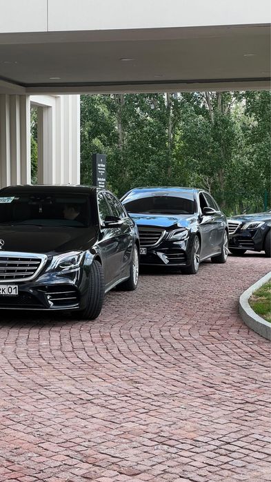 Аренда авто с водителем 24/7 mercedes s class w223, w222, камри