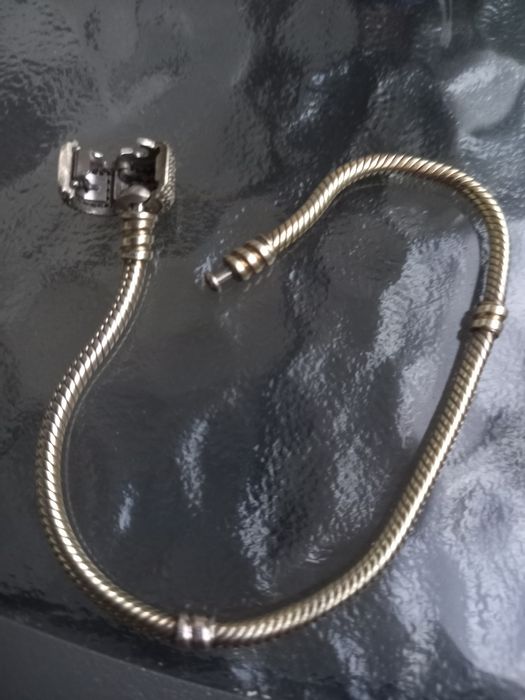 Brăţară din argint 925, cu zirconiu cubic transparent, Pandora