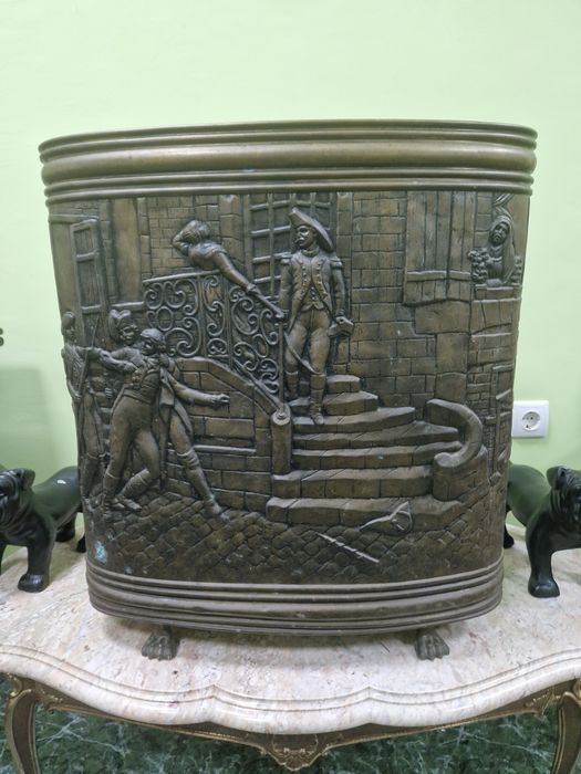 Уникален голям антикварен холандски чадърник