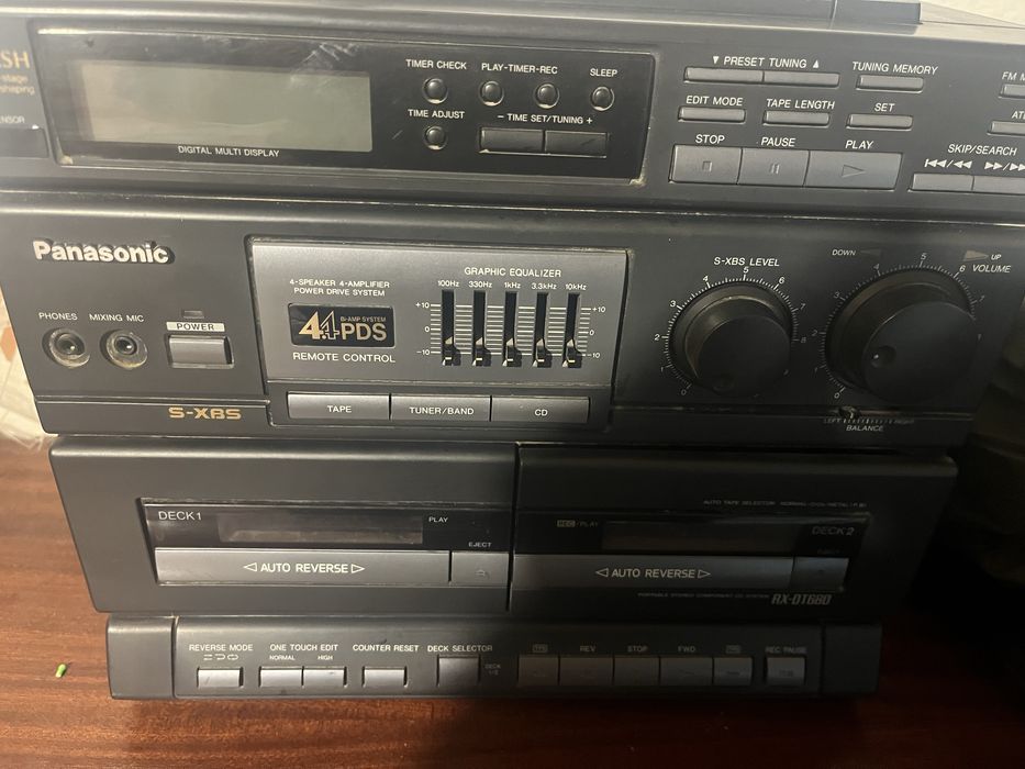 Se vinde statie audio panasonic de colectie perfect functionala