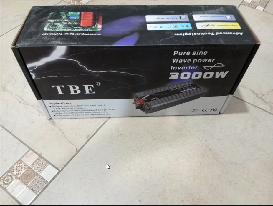 инвертор преобразователь напряжения (TBE 3000) 12/220 / чистый синус