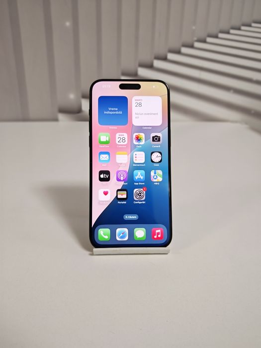 iPhone 15 Pro Max Black 256GB Impecabil totul original liber retea