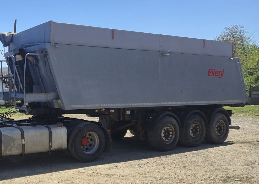 Semiremorca bena 2011 piatra-cereale 28/37mc Fliegl+DAF CF 2007