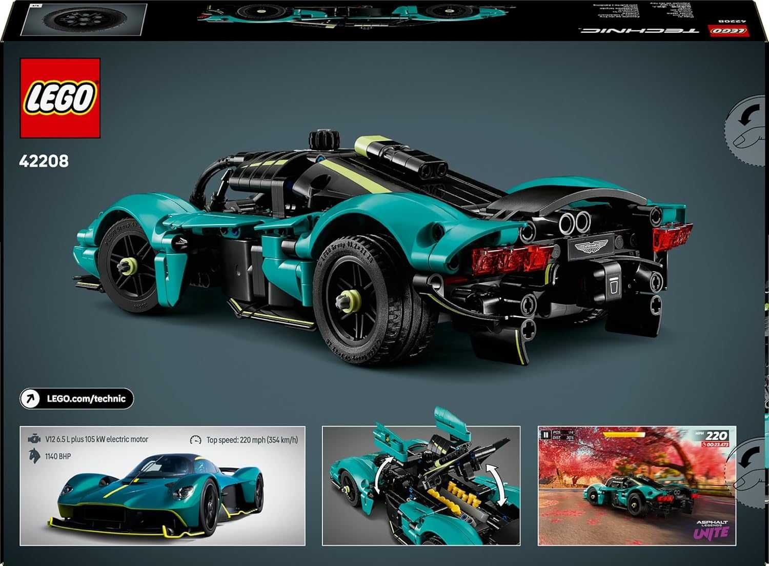 Конструктор LEGO Technic Aston Martin Valkyrie! Новый запечатанный!