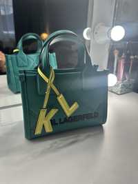 Дамска кожена чанта Karl Lagerfield