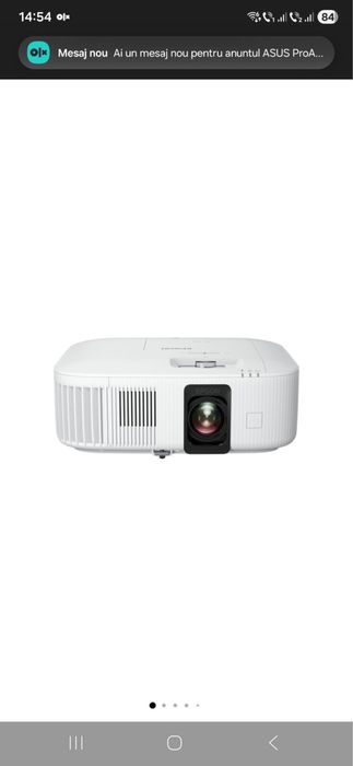 Videoproiector Epson EH-TW6250, 3LCD, 4K/PRO-UHD, Wi-Fi, Android, Nou