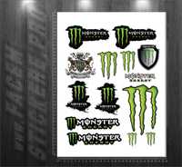 REDUCERE Stickere Monster Energy A3 sticker
