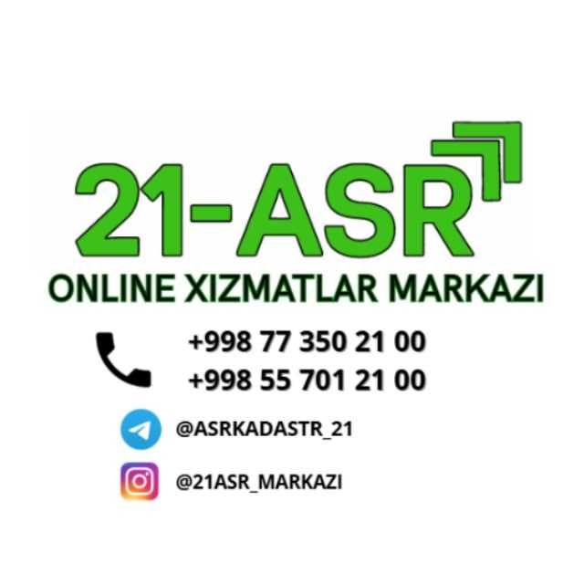 Ko'chmas mulk va boshqa turdagi xizmatlar !