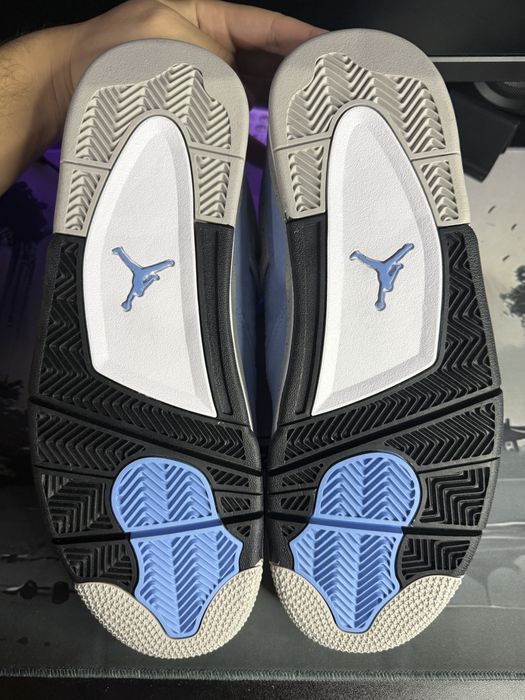 Nike Jordan 4 unc albastrii