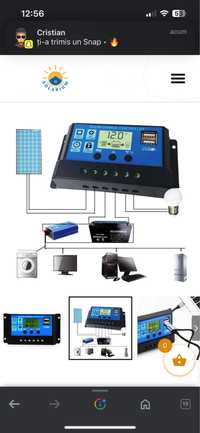 Regulator panou solar