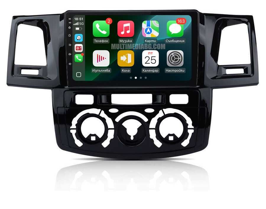 Toyota Hilux 2007-2015  Мултимедия Навигация Android