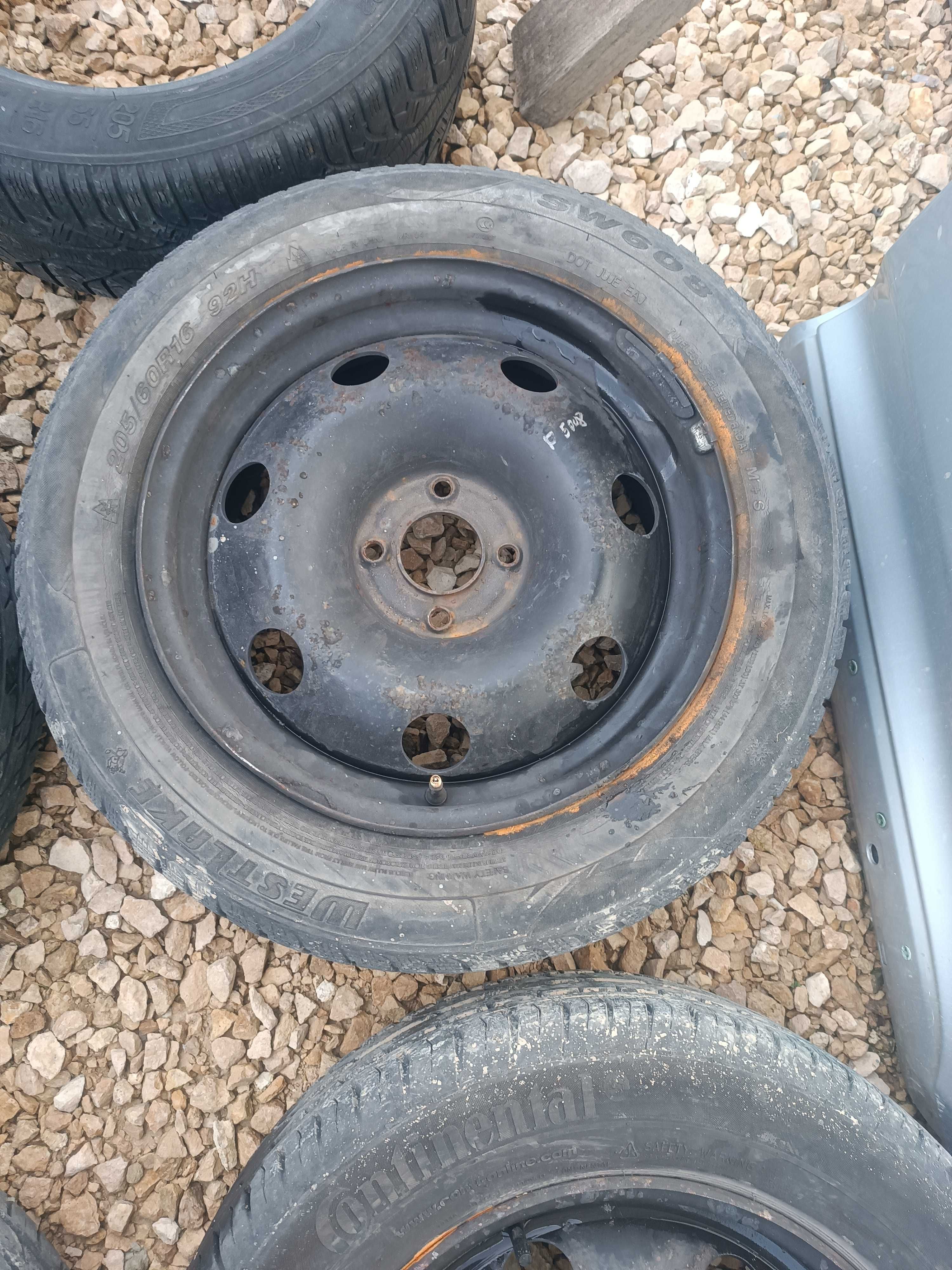 Джанти с гуми  16"  4 х 108 Пежо, Ситроен / Peugeot , Citroen