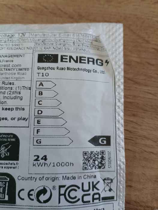 Led крушки за автомобил модел T10, 12 V