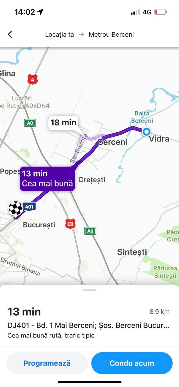 PROPRIETAR Vind 2 Terenuri  Berceni-Vidra