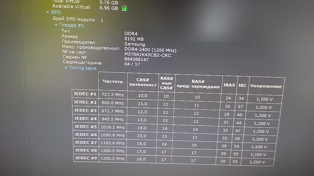 Ram Ddr4 2x8gb 2400 Samsung, различна седмица