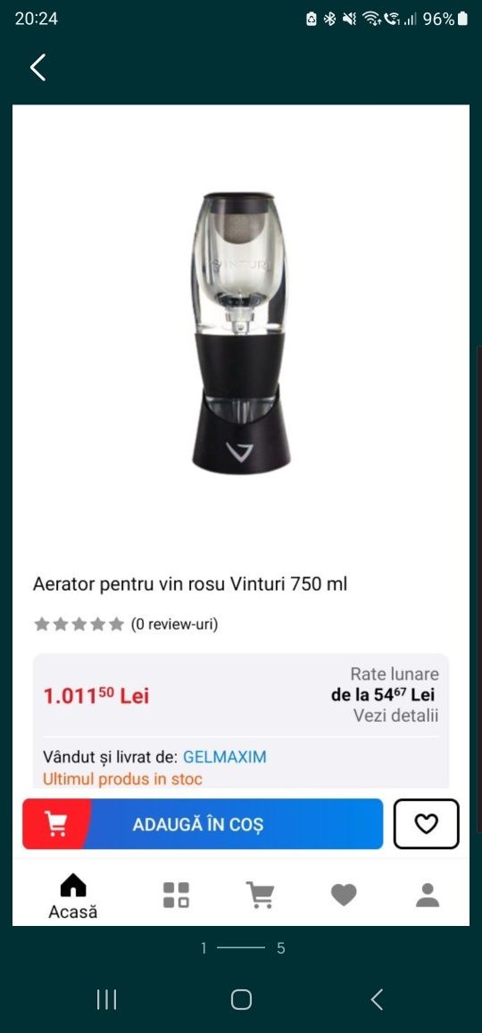 Aerator profesional