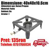 Pirostrie Arzator Gaz Ceaun Disc Oala Fonta 40x40x10.6cm LivratGRATUIT