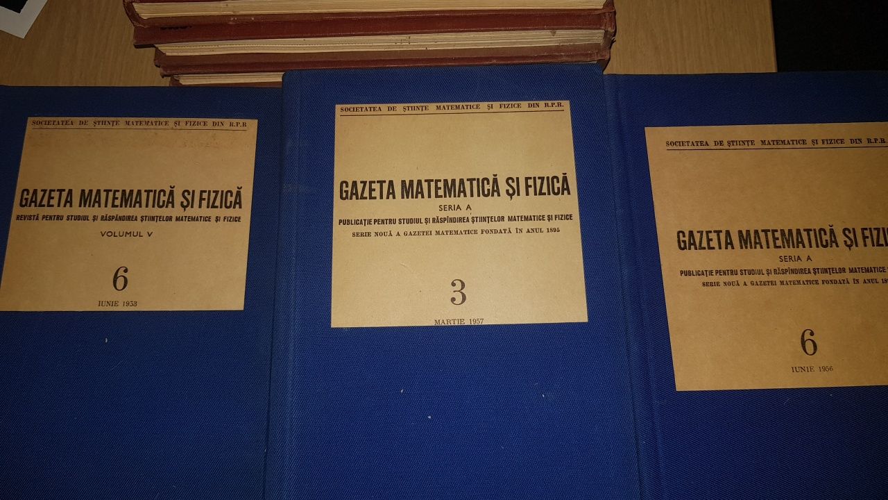 Schimb Gazeta matematica seria A