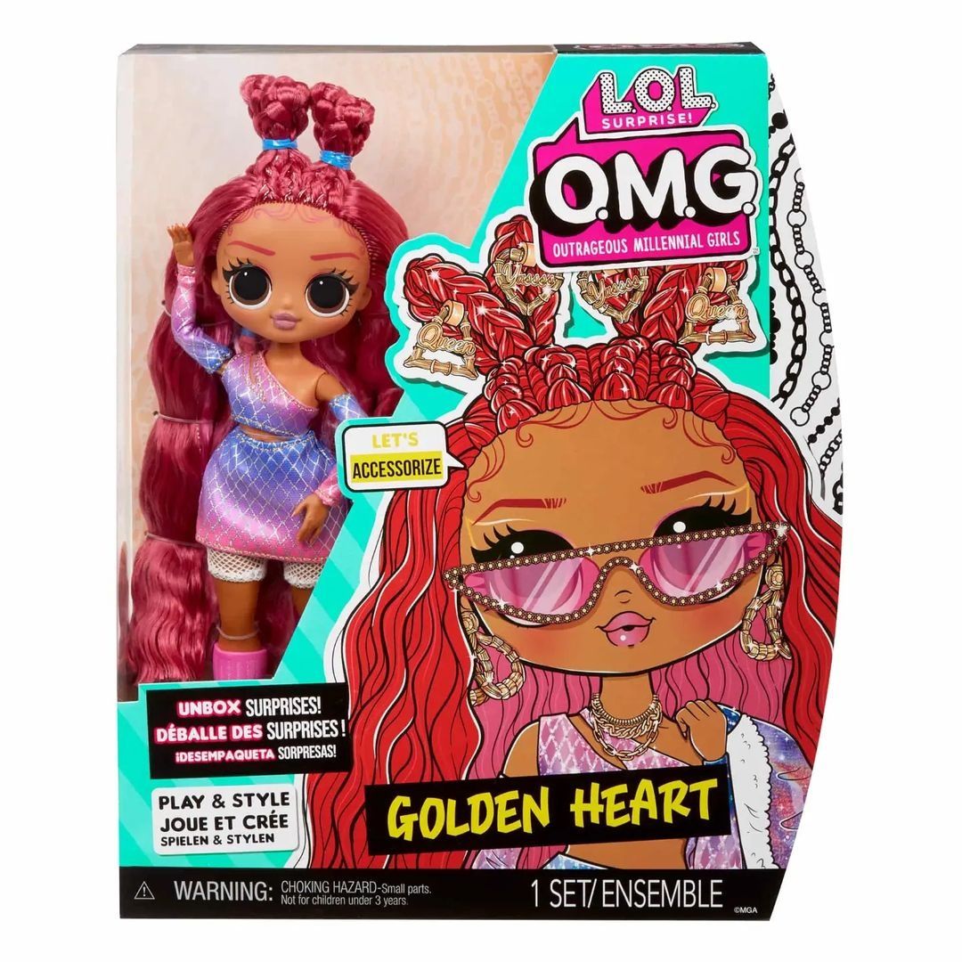 Кукла surprise LOL OMG Golden Heart, LOL OMG Western Cutie лол оригина