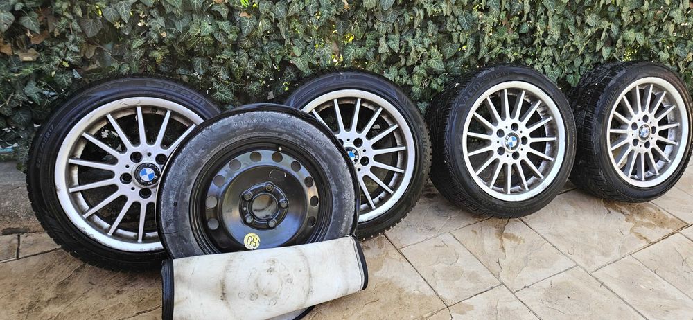 Jante auto BMW 221517 compatibil e90 + PROMO ROATA DE REZERVA CU HUSA