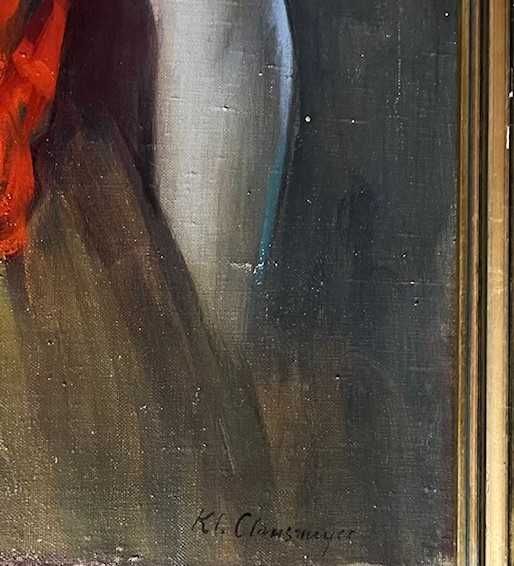 SUPERB! Tablou VECHI de colecție. MARE-80x60cm+Ramă, ulei/pânză-semnat