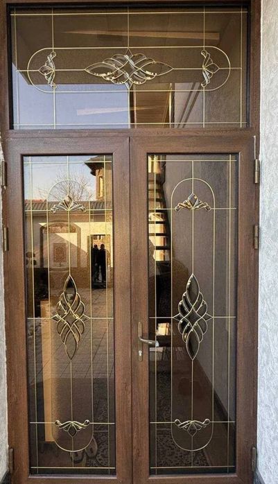 Акфа двери витражи окна Маскедни сетки стеклани витражи Термо енгелбер