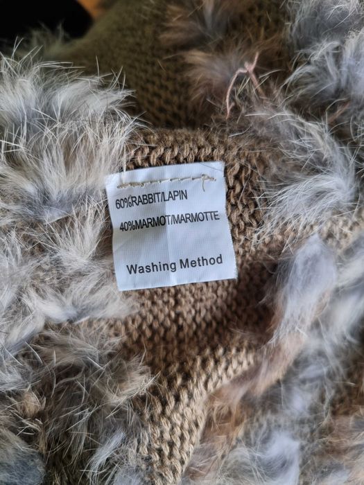 Дамско наметало от естествен косъм