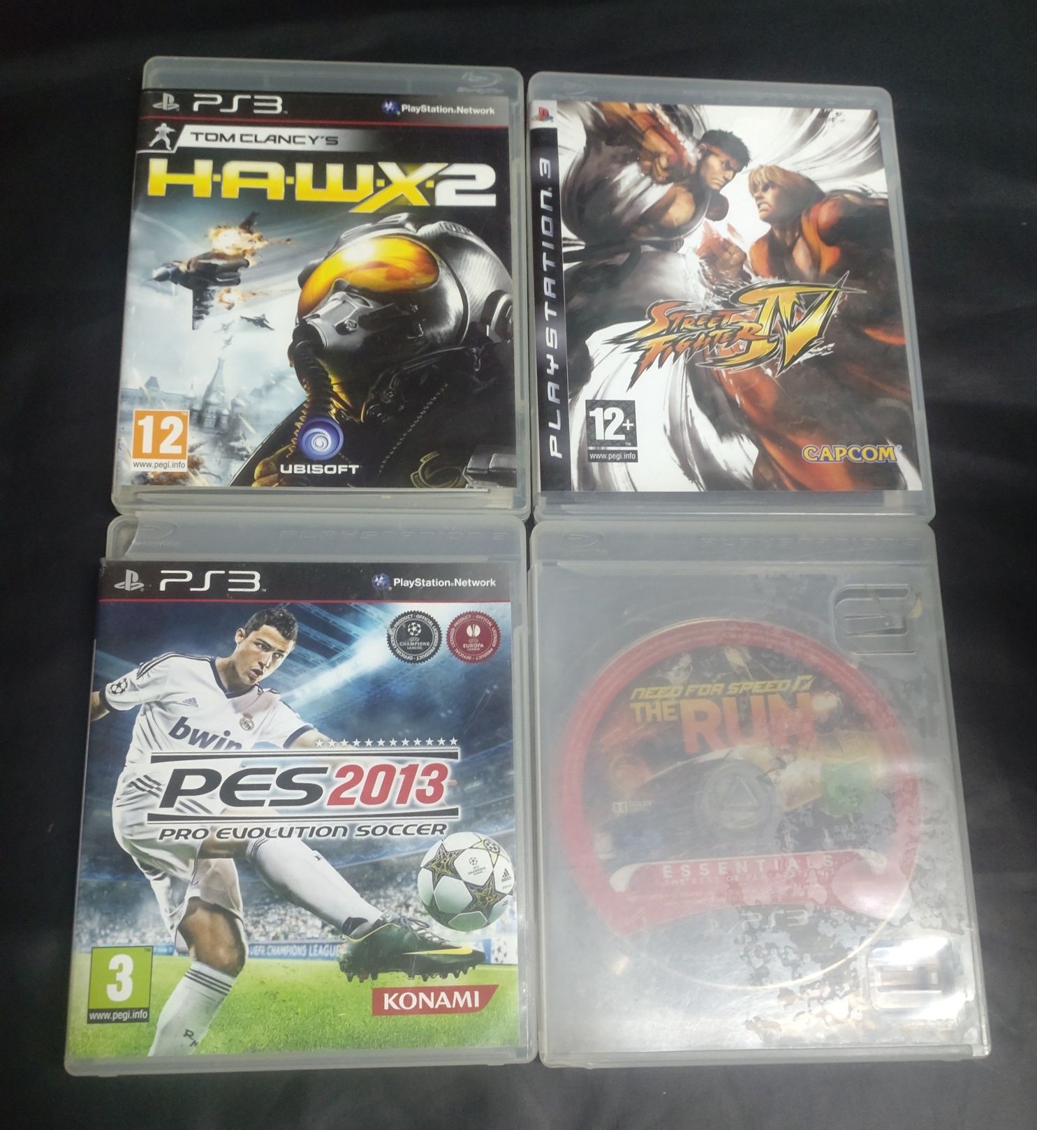 Consolă Sony PlayStation 3 fat sigilată nemodată telecomandă 4 jocuri
