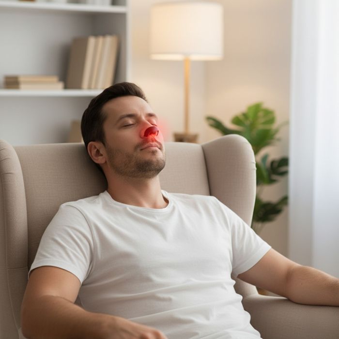 Уред за лечение на ринит и синузит чрез лазерна терапия