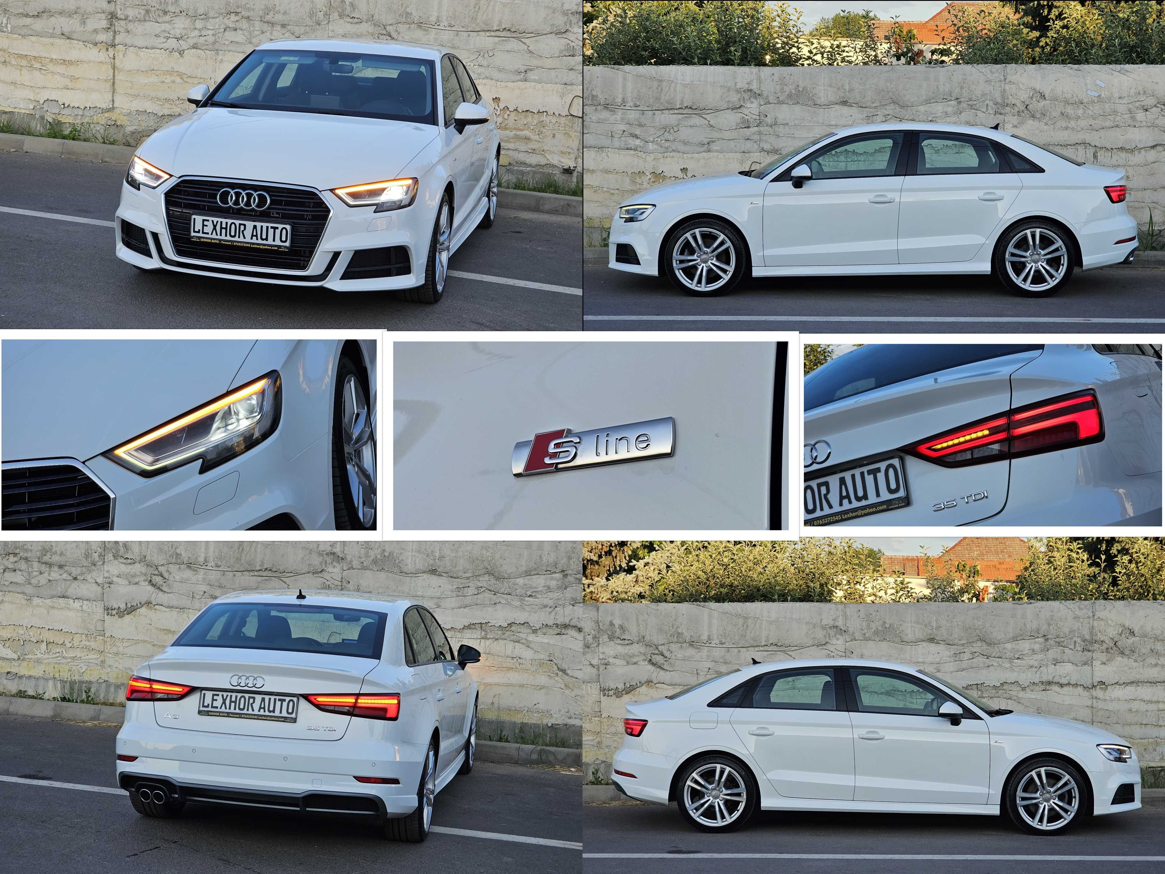AUDI A3 Limo S-Line Facelift 2.0TDI 150cp 2019 Euro6 S-Tronic Matrix
