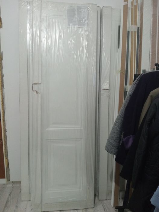 Жаңа есіктер ақ түсті