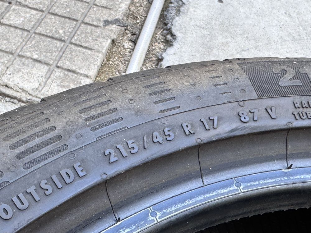 215/45/R17 Continental EcoContact5 4бр летни dot2118