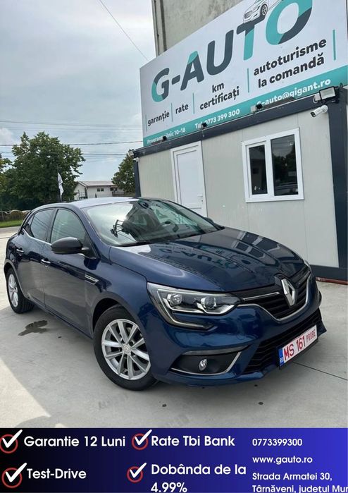 Renault Megane Renault Megane1,2 Tce, 2018 ,rate//garantie//km certificati