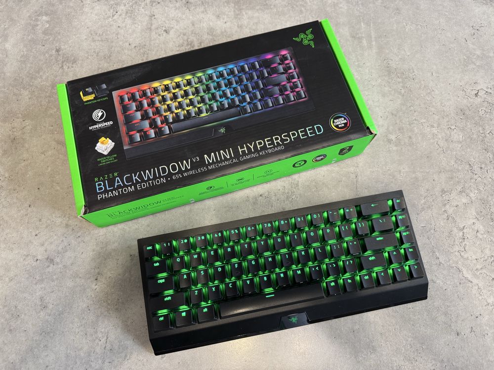 Razer Blackwidow v3 mini Hyperspeed Phantom Edition