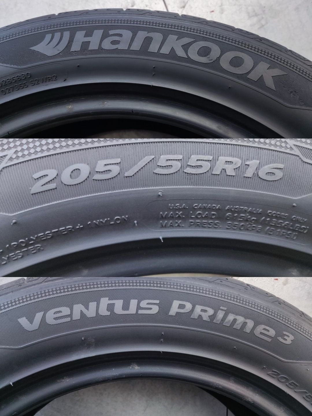 4бр летни гуми 205/55/16 Hankook Ventus Prime, XL подсилени 
dot 23
7-
