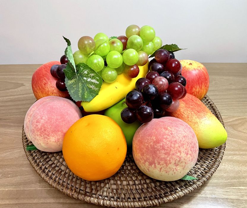 Декоративный муляж "Блюдо с фруктами"/ Мevali dekorativ idish.