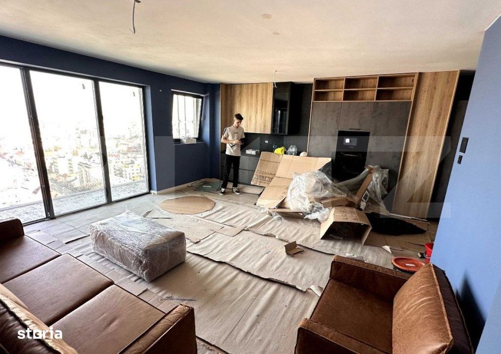 Apartament premium, 2 camere, 54 mp,terasa, parcare,zona Piata Abator